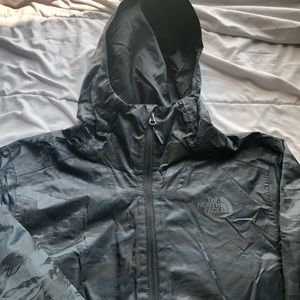 North Face Jacket Black Camo